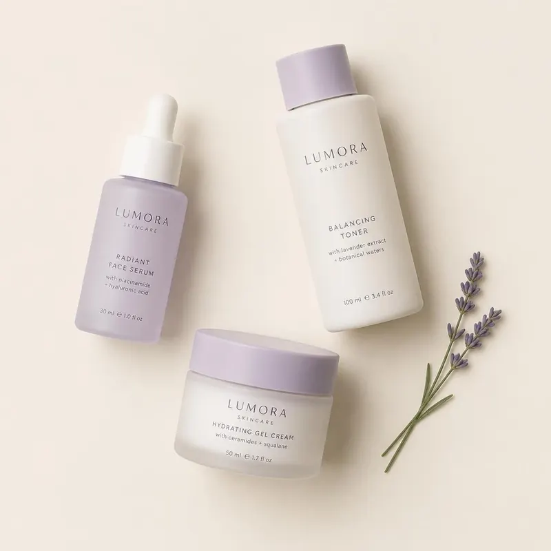 Skincare set purchased with Creator Price